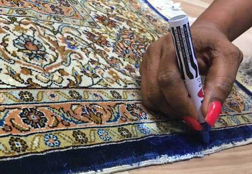 Rug Color Hand Repair