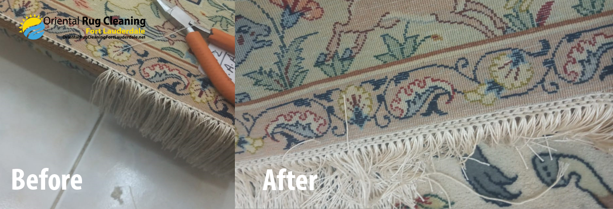 Rug Fringe Repair Ft. Lauderdale